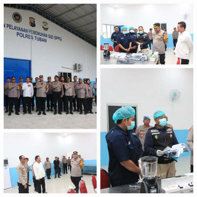 Kapolres Tuban Tinjau Pembangunan SPPG, Siap Dukung Program Pemerintah