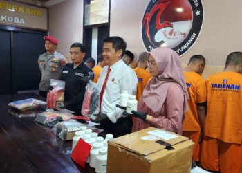 Semangat Sumpah Pemuda Polresta Banyuwangi Komitmen Berantas Narkoba : Ungkap 22 Kasus Amankan 25 Tersangka