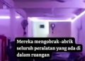 Kota Kisaran Punya Cerita,Puluhan Emak-Emak Bertindak dan Hancurkan Mesin-Mesin Alat Perjudian,Pemangku Jabatan Hanya Penonton.
